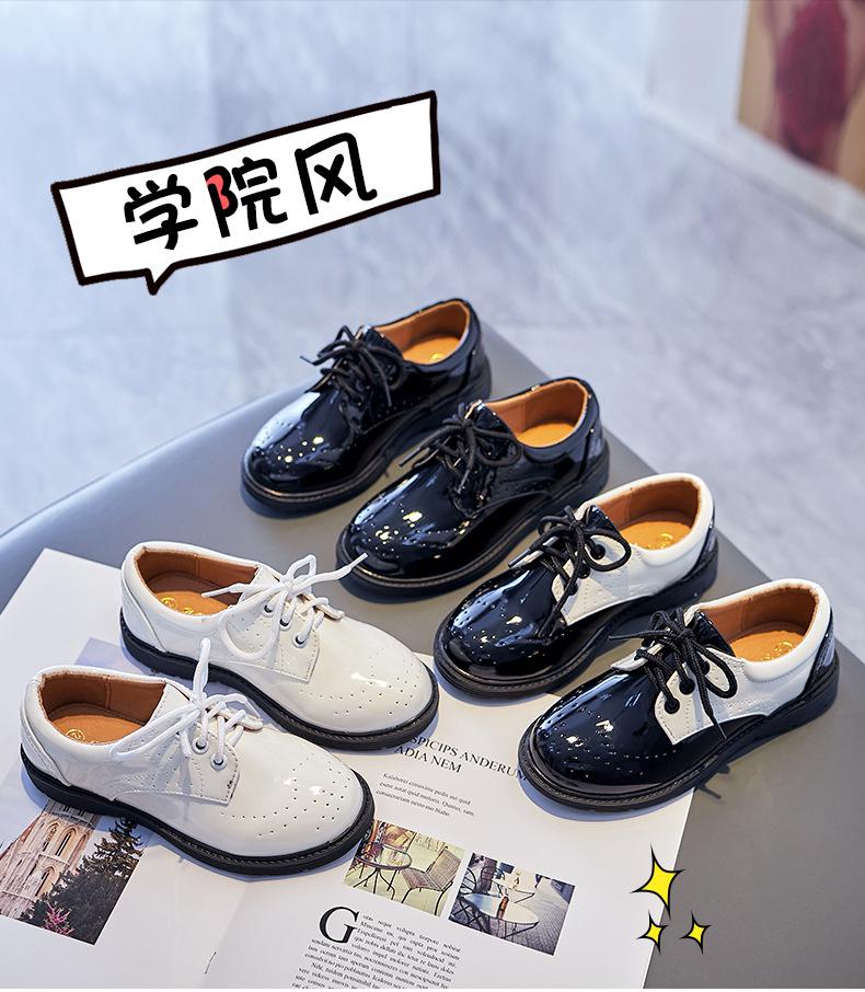 British Style Leather Student Shoes 2025 - Boys' Spring Collection