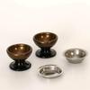 5-piece furniture-style Buddhist altar set [Konohana Small Size] Five-piece Buddhist altar set + bell set, amber shading, small