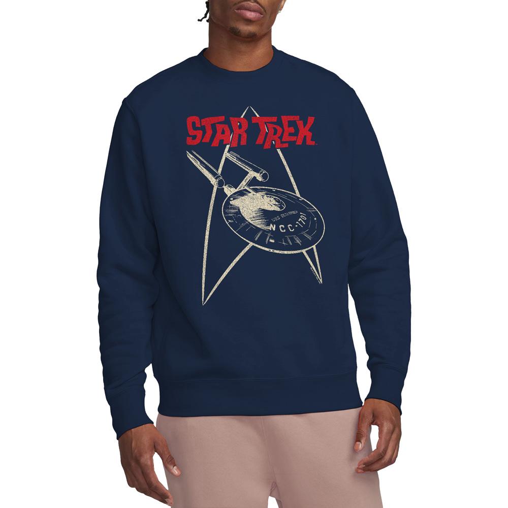STAR TREK Unisex Adult Ship Symbol Sweatshirt