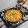 Wooden Handle Hammered Frying Pan Non-stick Pancake Pan Hammered Iron Wok  Breakfast