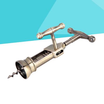 Stainless Steel Wine Bottle Opener Retro Metal Wine Opener Wine Opener Wine Cork Opener Corkscrew Wine Opener Vintage Zinc Alloy Cork Screw Wine Opener Remover