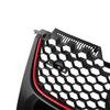 Bumper Grille ABS Vehicle Fittings Rust-proof Shakeproof Front Grilles Center Auto Supply Cellular Red Linefor Golf 5