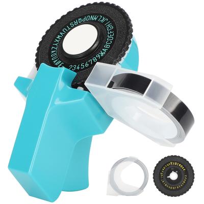 Raziaci štítkovač Wheel Writer Mini manuálna ručná prenosná tlačiareň E‑101
