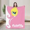 The Little Pony Fluttershy Plush Blanket Child  Flannel Throw Blanket For Living Room Super Warm Custom Quality Bedspread Gift
