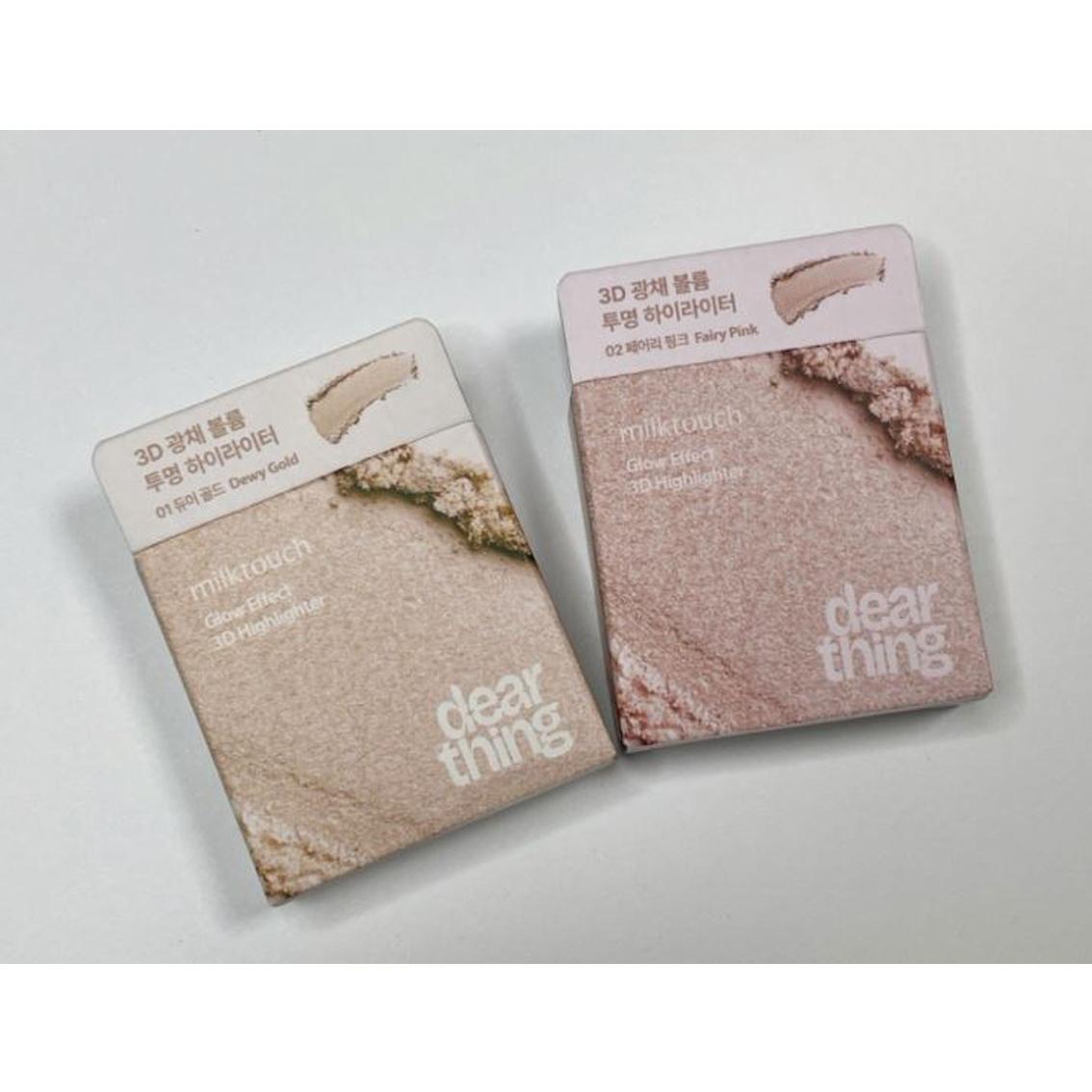 

Milk touch Dearthing Highlighter 2ml 2 types рожевий