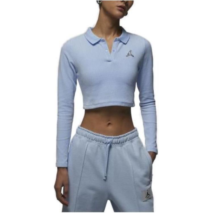 New Jordan Crop Tops Women's Ice Blue DV1401-411