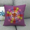 Bohemian Geometric Patterns Digital Printing Short Plush Pillow Covers For Car Sofa Office Cushion Cover Home Goods
