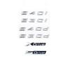 Glossy Black ABS Alphanumeric Badge for BMW E63 E64 F06 F12 F13 G32 - 630i 630d 640i 640d XDrive SDrive - Bright Silver Car Embl Yk2