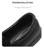 1676 Men's Low-Top Cowhide Loafers: Spring/Summer Casual Perforated Slip-On Shoes