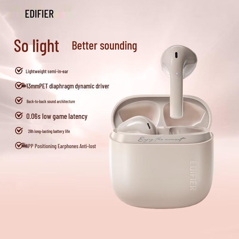 

Edifier Zero Air Semi-in-ear Bluetooth Earbuds