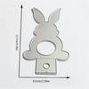 Bunnies Animal Shape Cutting Dies Carbon Steel Die Cut Templates for Card Making Scrapbooking Packaging Embellishment