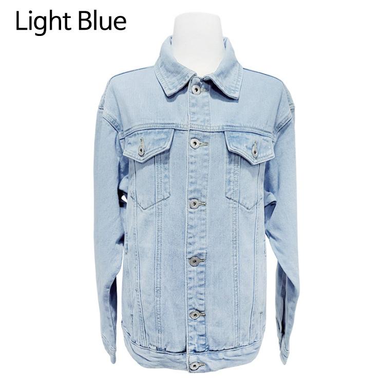 women jeans jacket basic denim jacket date look Korea fashion
