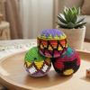 Hand Knitted Juggling Balls Set Crochet Hacky Footbag for Kids Adults Colorful Mixed Patterns Crochet Sensory Ball for Outdoor Play Party Favors