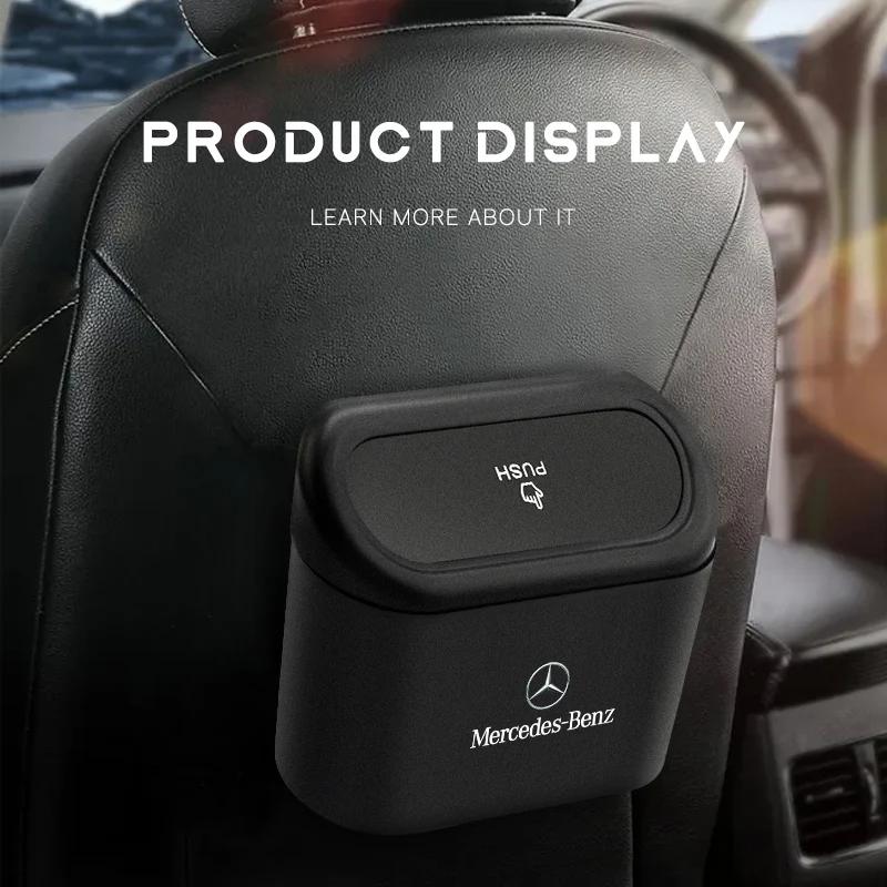 GLC GLB Autokoš Přenosný odpadkový koš Koš s víkem Pro Mercedes Benz AMG W203 W206 W220 W205 W211 W212 W201 W210 W10