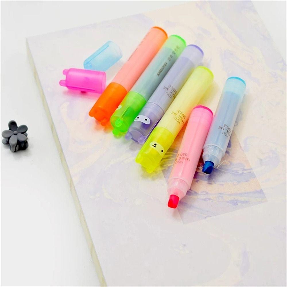 Double Headed Art Marker Fluorescent Markers Highlighters Pen Highlighter Pen Set Chalk Marker Pens