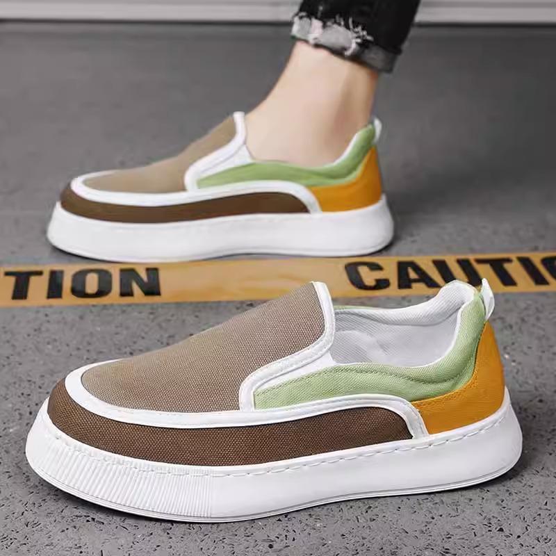 

Canvas summer breathable thick-soled sports and leisure board shoes cloth shoes 39 standard sports code зеленые хаки