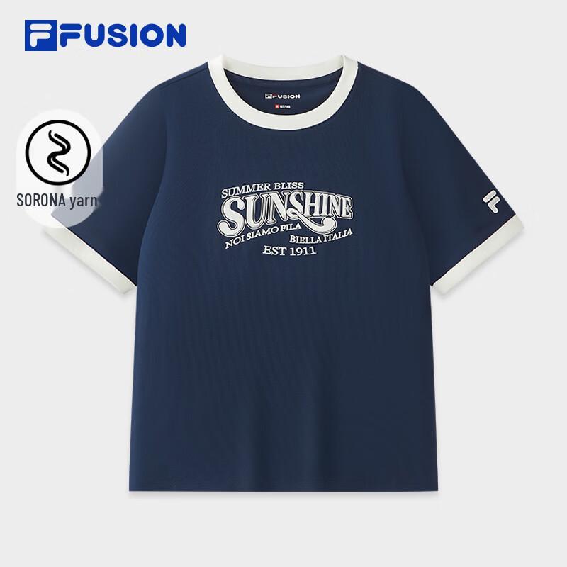 Женская базовая трикотажная футболка FILA FUSION