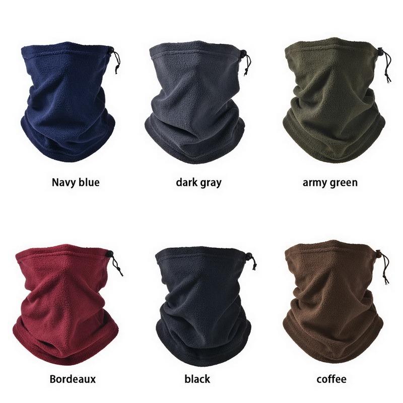 2025 Fleece Neck Warmer Winter Neck Windproof Tube Scarf for Men Bandana Mask Soft Half Face Cover Snowboard Gaiter Women