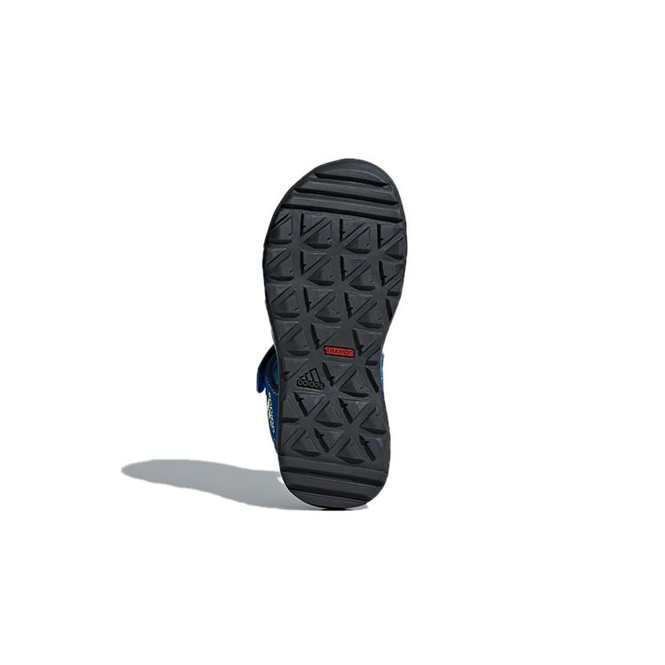 (GS) Adidas Captain Toey K Velcro Outdoor Flat Heel Sports Blue Green Sandals 'Blue Green' Kids' CM7639