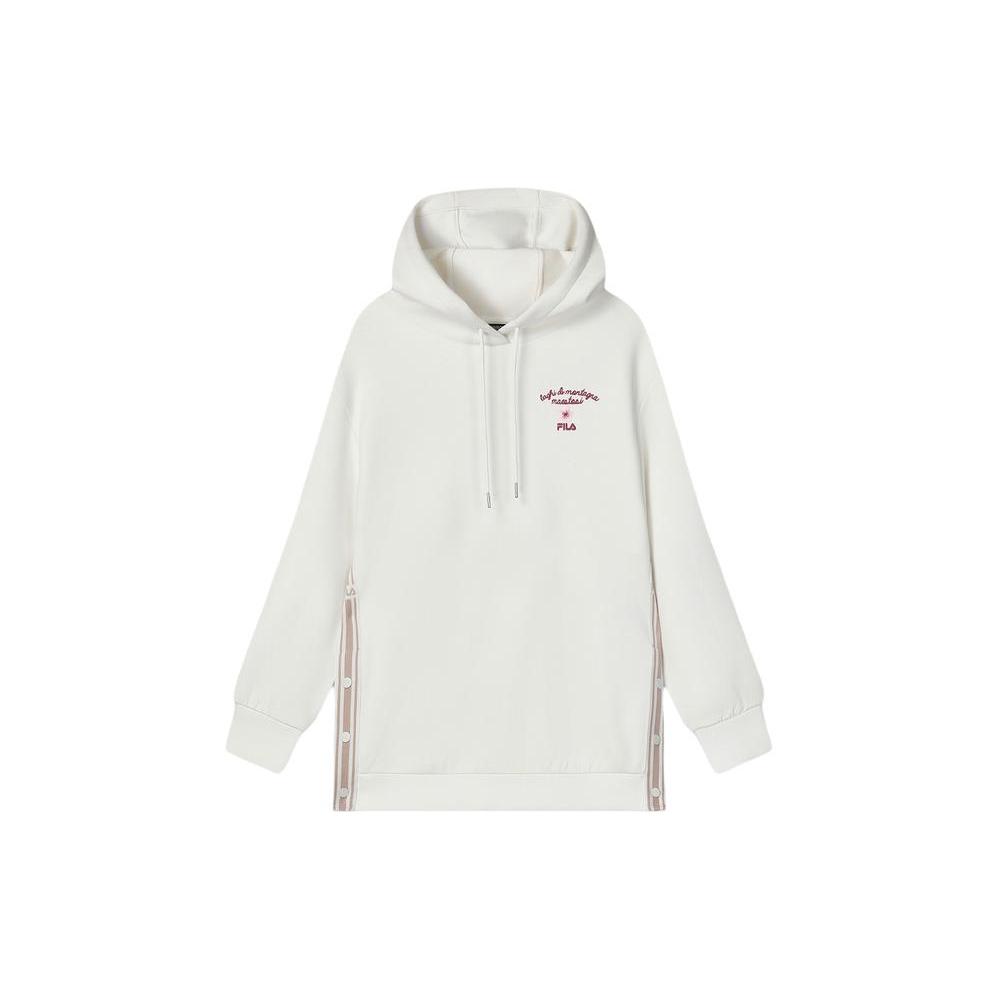 

New FILA Sweatshirt Women s Cloud White F11W418214F-WT M