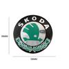 2025 Ζεστό 4 Τεμάχια 56mm 65mm Κέντρο Τροχού Αυτοκινήτου Σήμα Καλύμματος Αυτοκόλλητο για Skoda Octavia A5 A7 RS Fabia Superb Αξεσουάρ Αυτοκινήτου