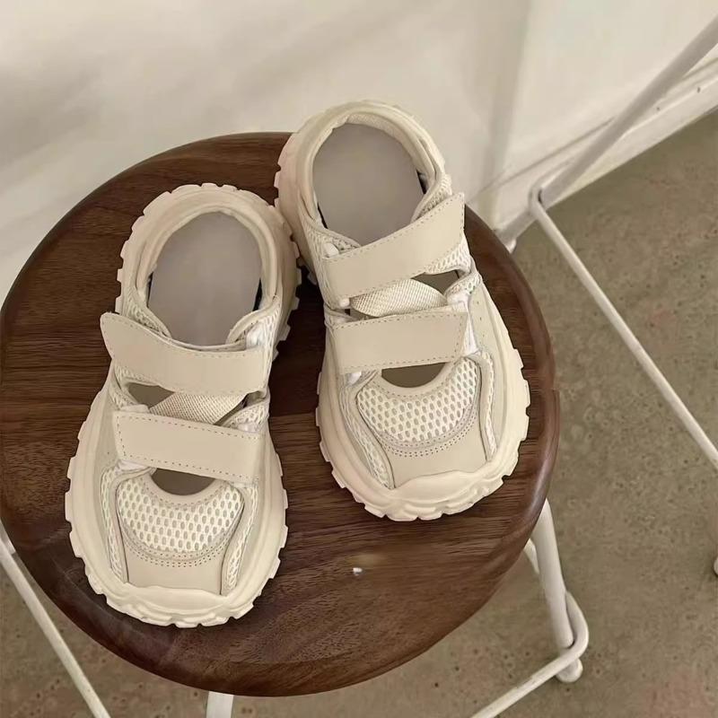 Unisex Kids Breathable Sports Sandals, Casual Half Shoes For Boys Girls Toddlers