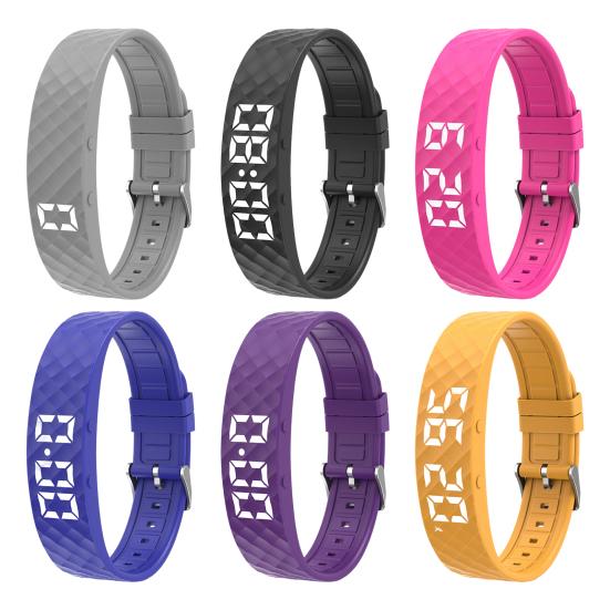 Вібраційний Будильник Годинник Для Глибоко Сплячих Тихе Пробудження Розумний Браслет Чоловіки Жінки Регульований Носимий Вібраційний Ремінець на Зап'ястя