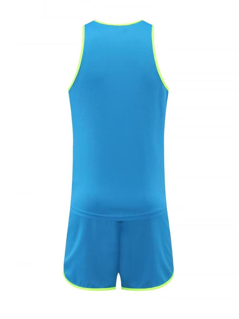 Unisex Quick-Dry Sweat-Wicking Track and Field Training Uniform Set