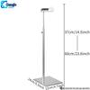 Adjustable Stainless Steel Floor-Standing Bag Display Stand for Women's Bags