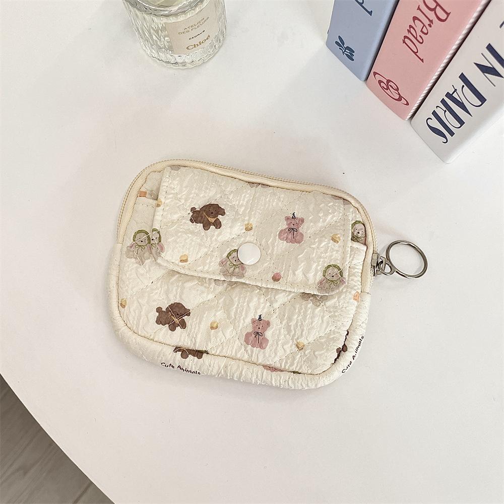 Cute Cartoon Small Travel Cosmetic Lipstick Earphone Card Portable Storage Bag Purse Women Gift Pouch In Make up Bags Organizer