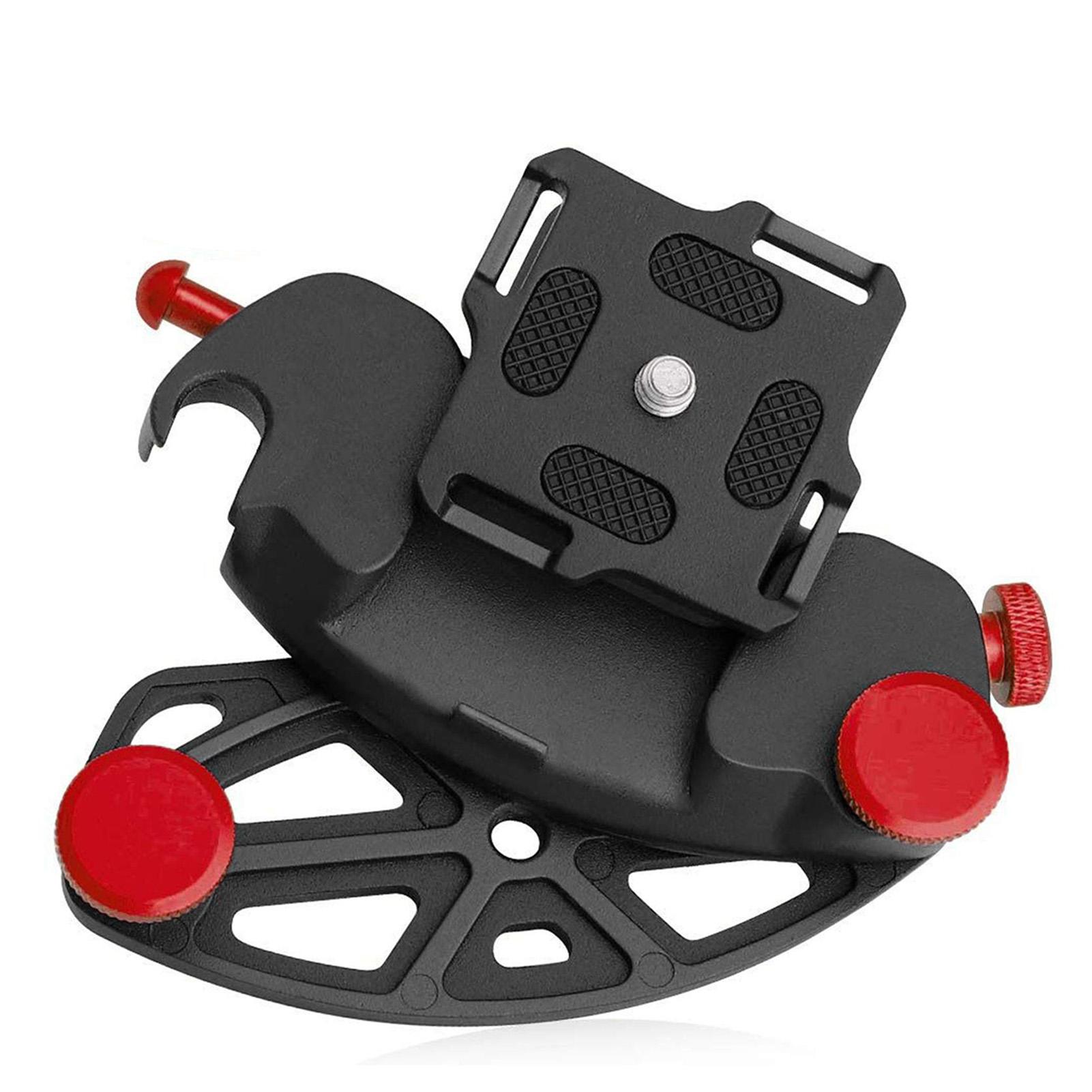 

SLR Camera Clamp Camera Waist Belt Clip for Hero Quick Release for Outdoor Shooting Red красный