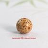 Star and Moon Bodhi Beads: Pure White High-Density 108 Bead Bracelet for DIY Prayer Accessories