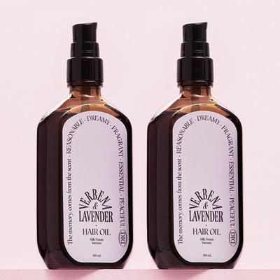 [Lot de 2] Huile Capillaire Intensive Protéine de Lait Verveine Lavande 1+1