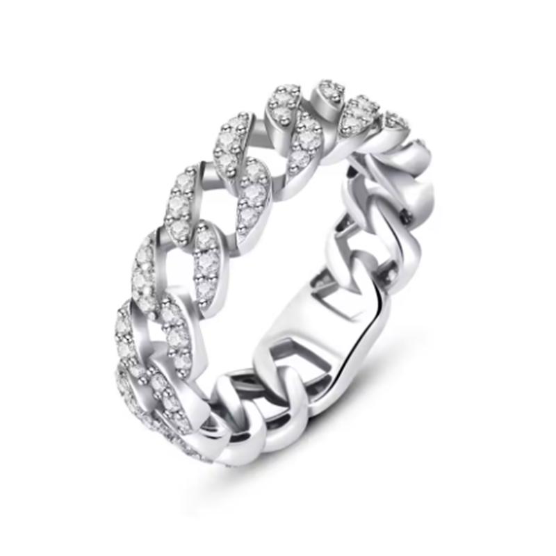 New 925 Silver Sparkling Bow Double Hearted Zircon Ring for Women DIY High Quality Wedding Jewelry Gifts