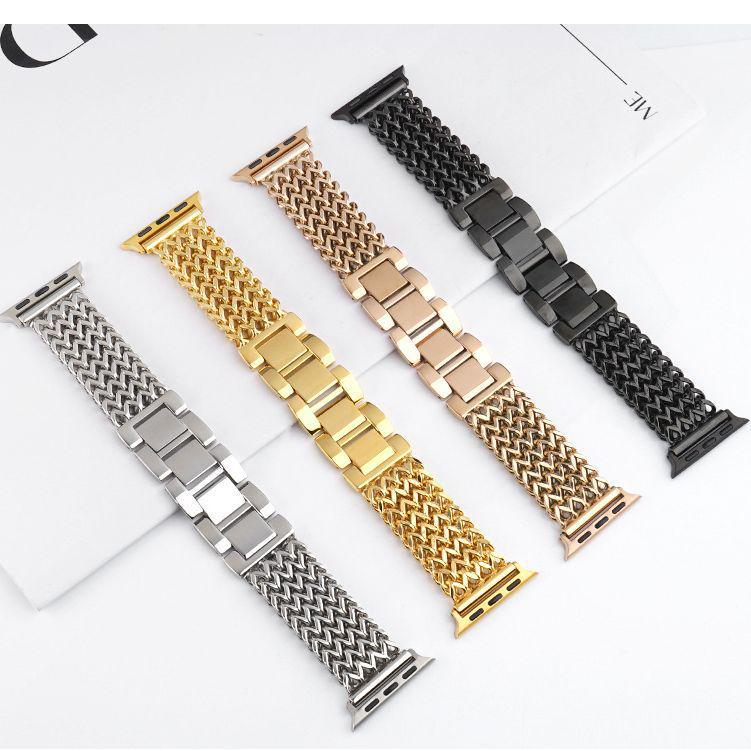 Stainless Steel Love Weaving Watch Band for Apple Watch Ultra/SE