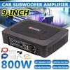 800W 9 Inch 12V Car Under Seat Slim Sub Woofer AMP Super Bass Car Amplifier Active Subwoofer Subwoofers Ultra-thin Car Speaker