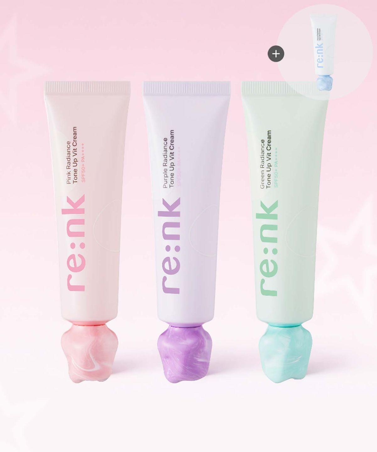 Aqua + Choose 1 of 3 Tone-Up Brightening Creams (Double Set) Aqua + Pink