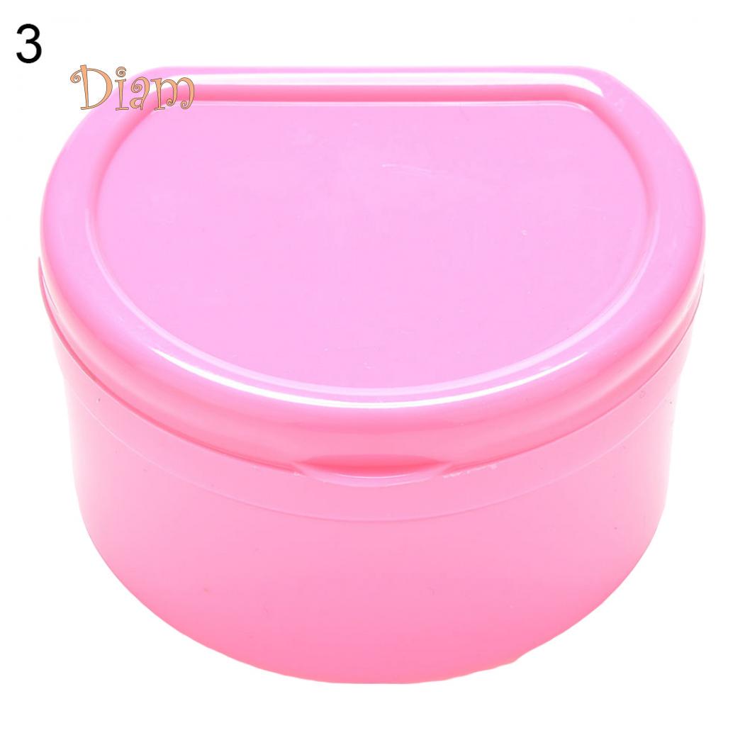 

Diahy 1 шт. стоматологический ортодонтический ретейнер коробка для хранения зубных протезов контейнер для капы аксессуары розовый