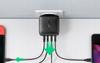UGREEN cd224 wall charger 65W 4 ports Black
