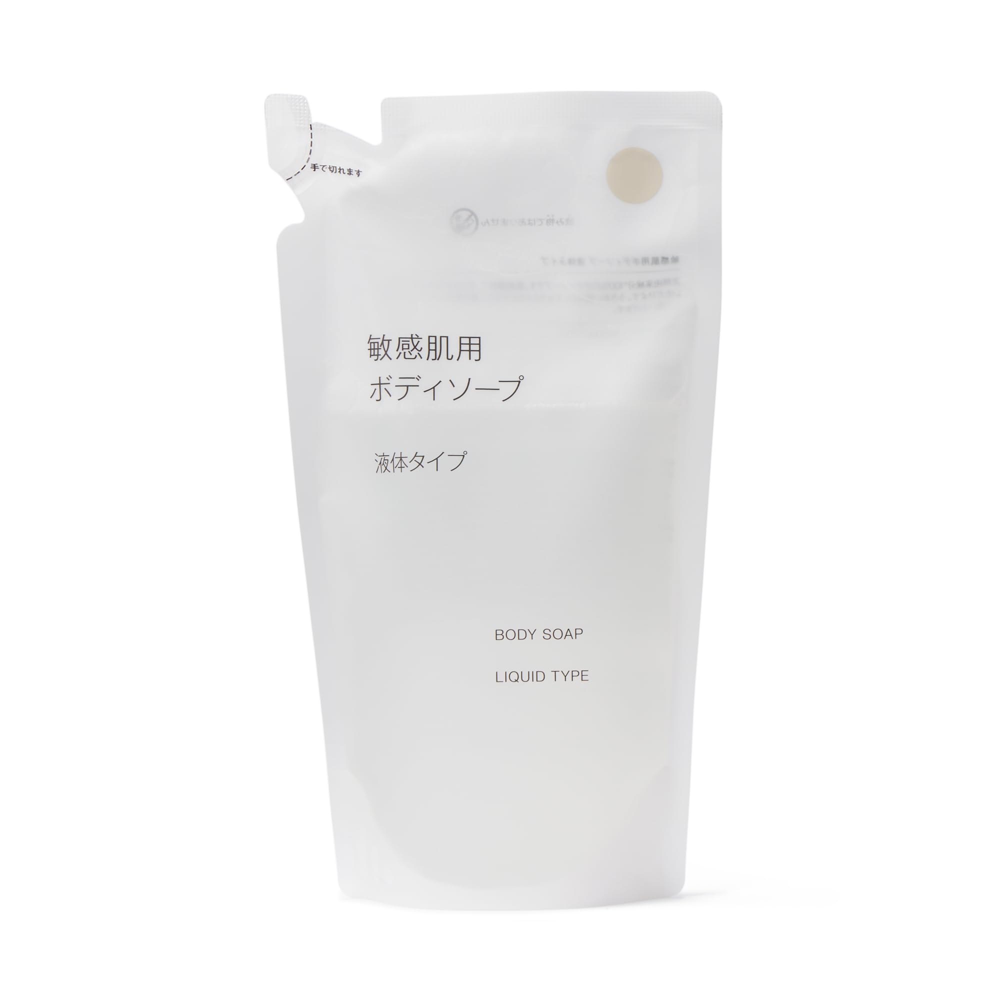 

MUJI Body Soap for Sensitive Liquid Type 84935787 Skin, (Refill), 340mL,