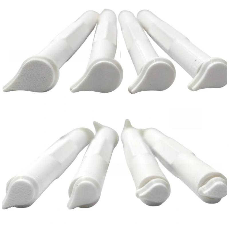 Lot de 4 outils DIY Motifs Fleurs Graffiti Papillons Lune Floraux Outils de Pointillage Stylo Peinture par Points Outils de Gaufrage Stylo Tampon Art