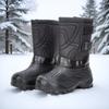 Baumwollschuhe große Größe Schneestiefel kältefest und warm Herrenstiefel wasserdicht und rutschfest gestapelte verdickte Stiefel bequeme Baumwollschuhe