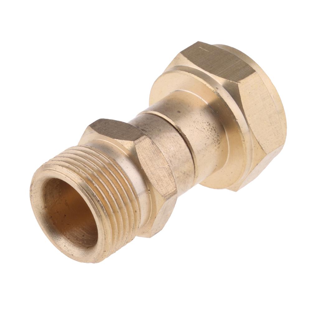 Pressure Washer Swivels Brass Hose Coupling Connector Tool 22mm M To F