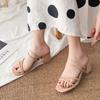 Womens Flat Sandals With Thick Heel For Summer Casual Wear