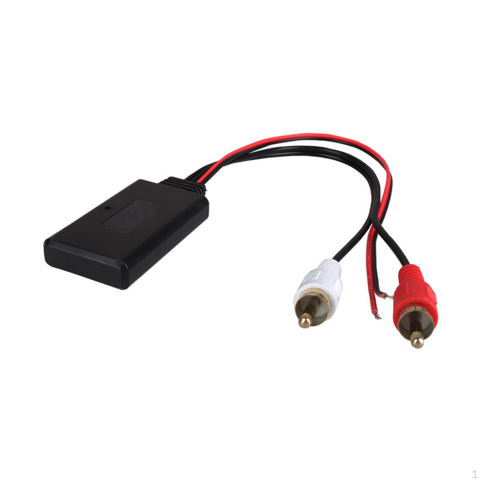 

Automotive 2RCA AUX Cable Music Adapter Stereo Audio Receiver Small Size