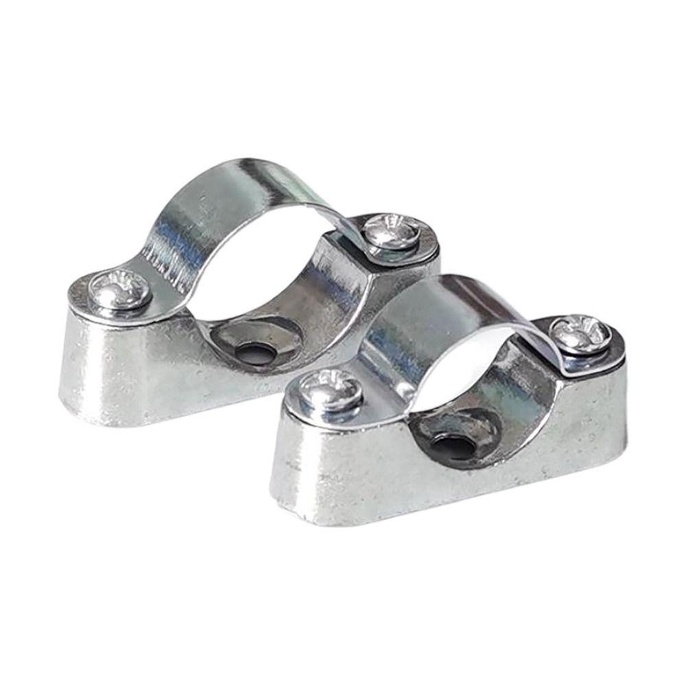 5/10Pcs 16mm-50mm Adjustable Pipe Clamp Aluminum Alloy / 304 Stainless Steel Hardware Fastener Hardware Fastener Fixed Clip