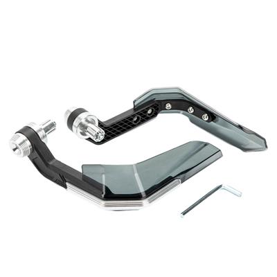 1 paire de protège-mains de moto avec pare-brise CNC en aluminium universel, protège-mains de guidon de 22MM, accessoires de Modification de Scooter de moto hors route