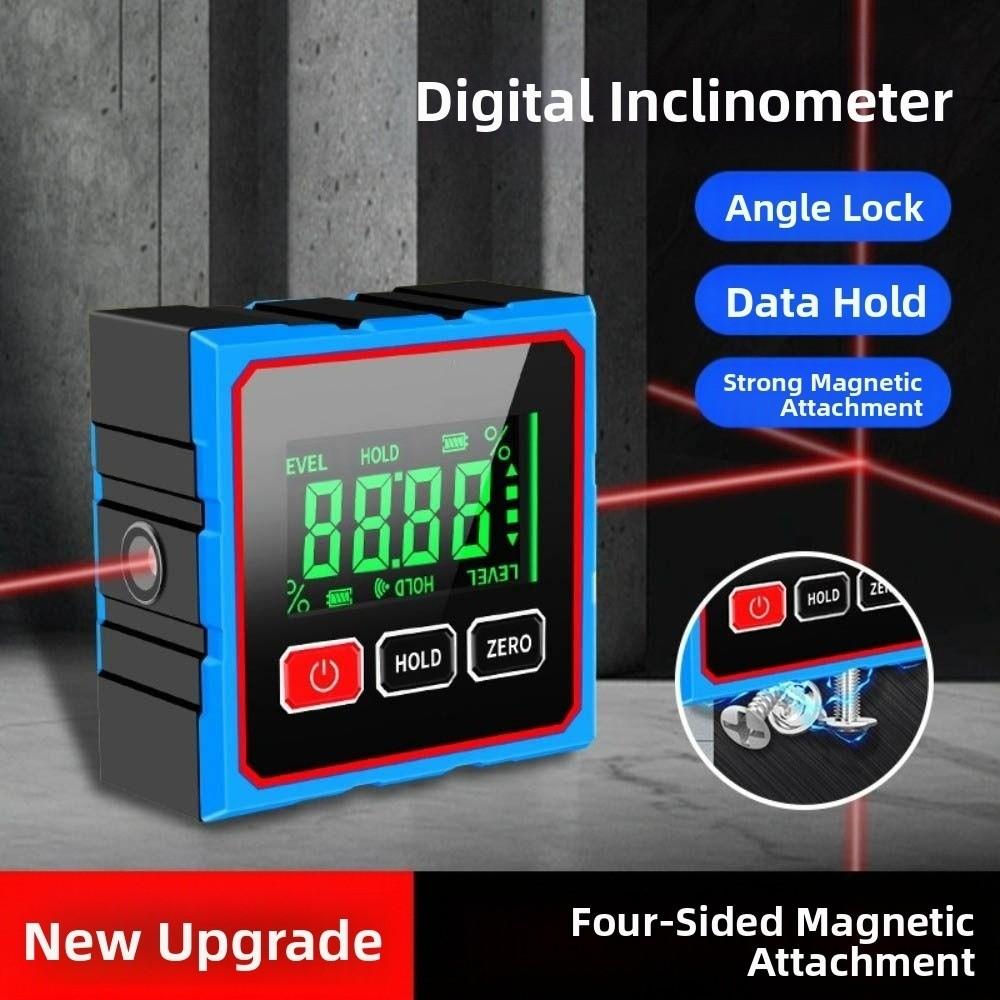 Gradient Measuring Level Protractor Inclinometer Electronic Tilt Angle Box  Electronic Level Laser
