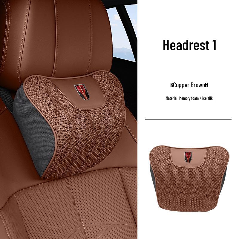 Hongqi Car Ice Silk Neck & Lumbar Support Pillow (for H5/HS5/HS7/HS9/H9/E-QM5)