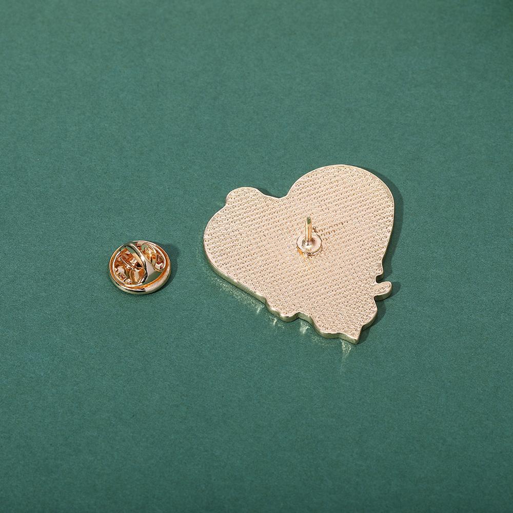 6Styles Goth Darkness Weave Brain Enamel Brooches Ticker Knife Panda Rabbit Sarcastk?Never Shaped Pins Ghost Coffee Heart Badge